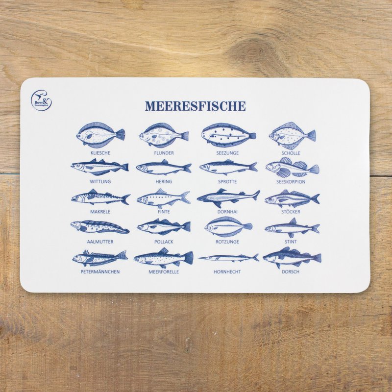 Breakfast board melamine fish “sea fish”