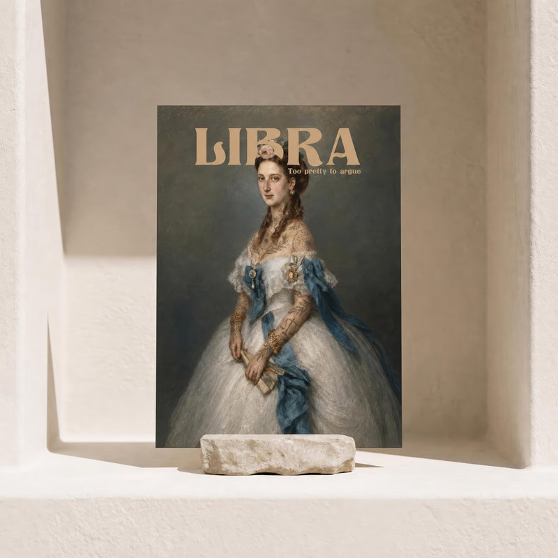 Libra - Postcard - Astro Queen Collection