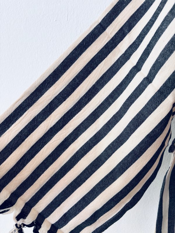 KIMONO - MEDITERRANEAN - BLACK - WHITE FAIR
