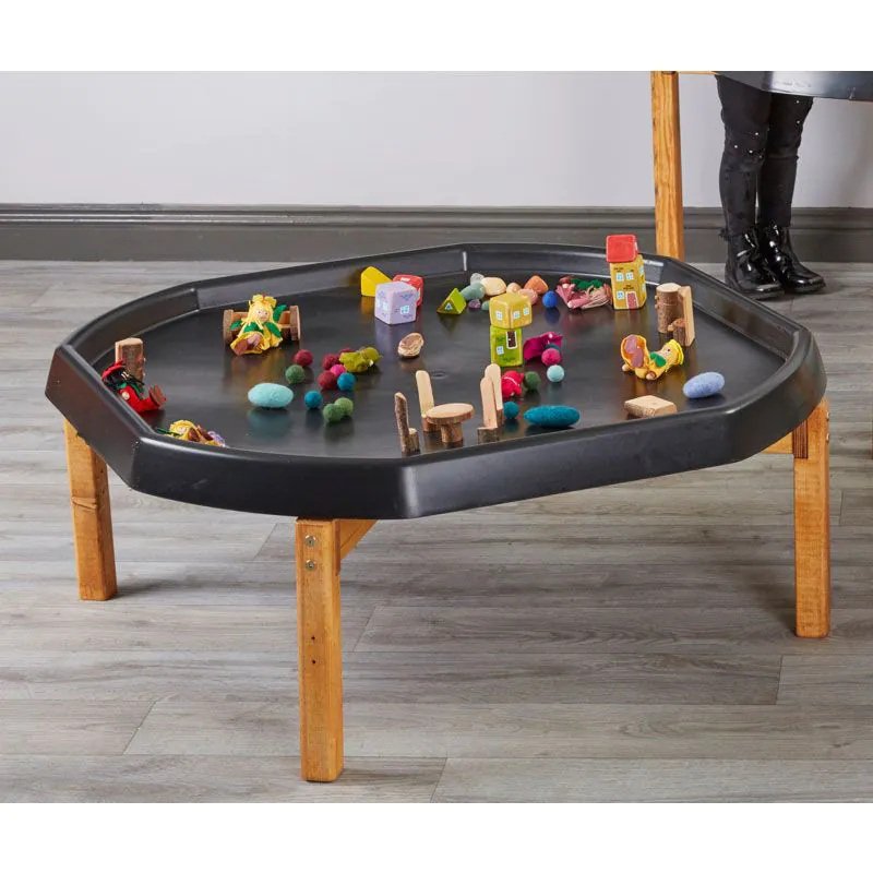 Przytulny drewniany standard punktowy Tuff - Toddler - 40 cm wysoki - stojak na zabawę