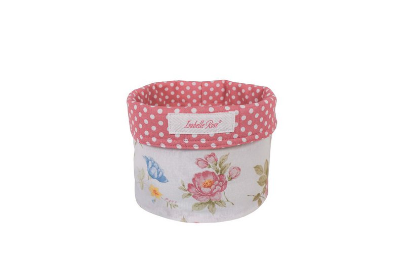 Panier à pain Jardin anglais 21x17 cm Isabelle Rose