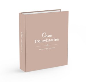 Fyllbooks Aufbewahrungspaket für Hochzeitskarten, Rosa, A5