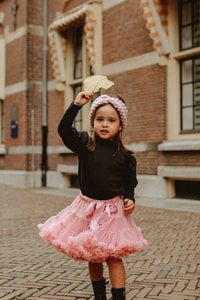 Tiara-Ballon-Pullover mit langen Ärmeln