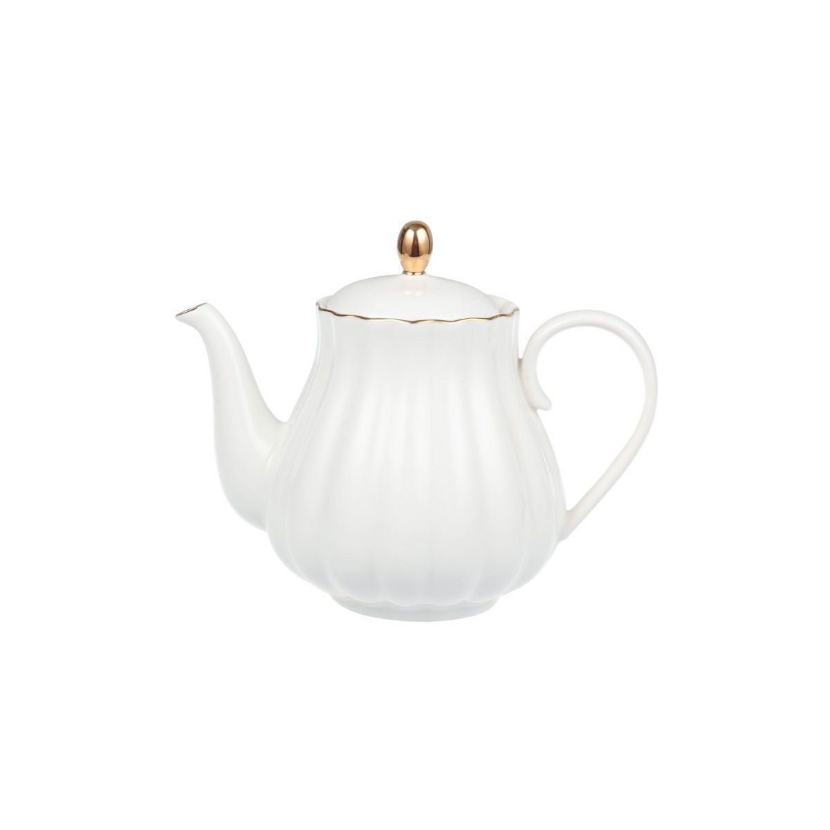 Royal rose theepot met gouden rand 800 ml Isabelle Rose