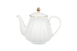 Teiera Royal Rose con bordo dorato 800 ml Isabelle Rose