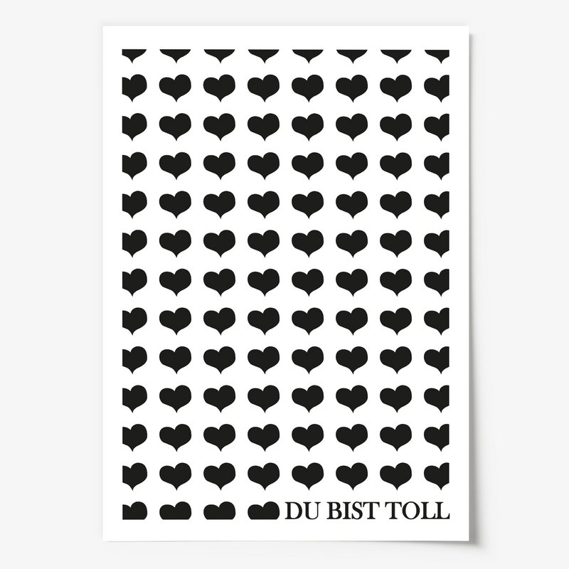 Poster: Du bist toll