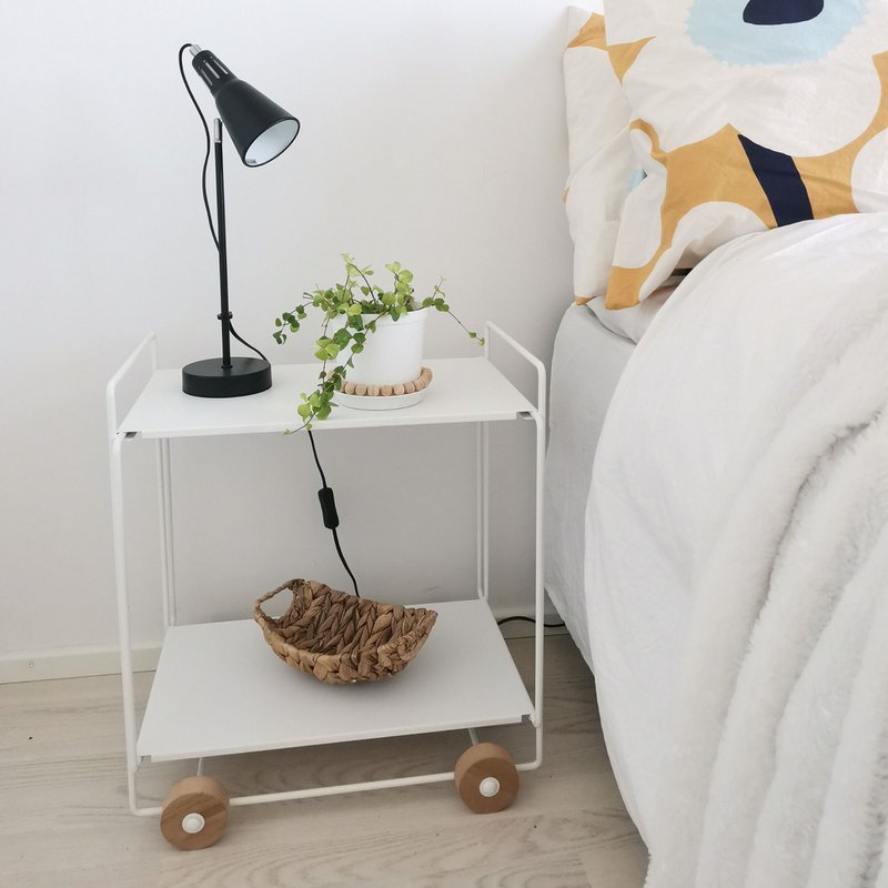 TAMPERE -serving trolley white