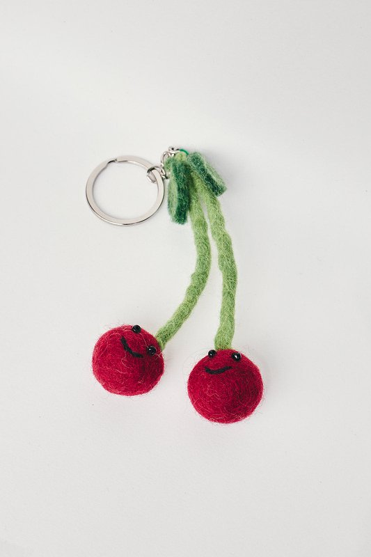 Cherry Keychain