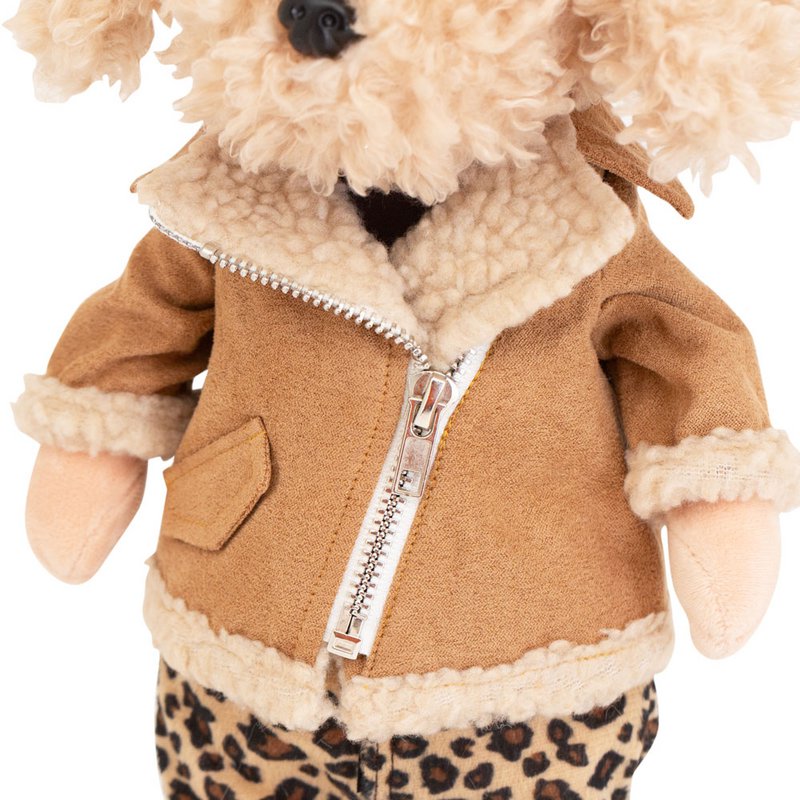 Plush toy, Lucky Doggy, Lucky Fendy: Leopard Outfit 38cm