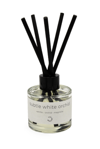 Reed diffuser | Subtle White Orchid | 100 ml | Floral Scent