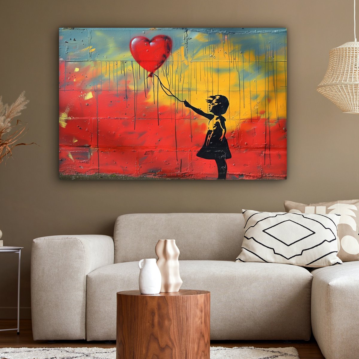 Leinwand Malerei - Wanddekoration Banksy Sty