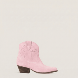 Vicky Pink Texan ankelstøvler