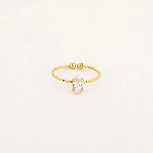 Basic Zirkonia Ring JE17272 - Gold