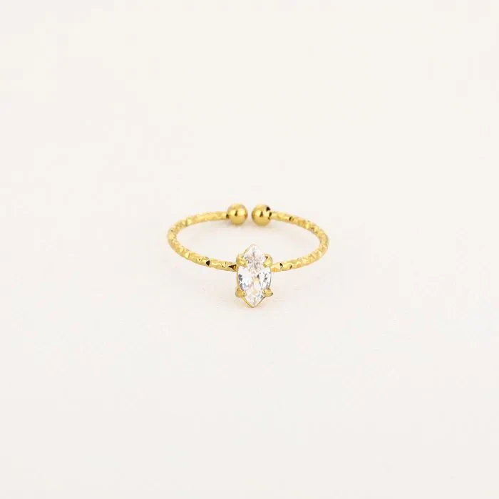 Basic Zirkonia Ring JE17272 - Gold