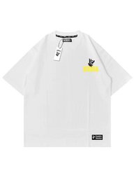 T-shirt Boxy Fit Bianca 100% Cotone Horda X3