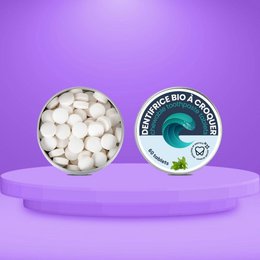 Feste Zahnpasta in Kautabletten – Minzgeschmack