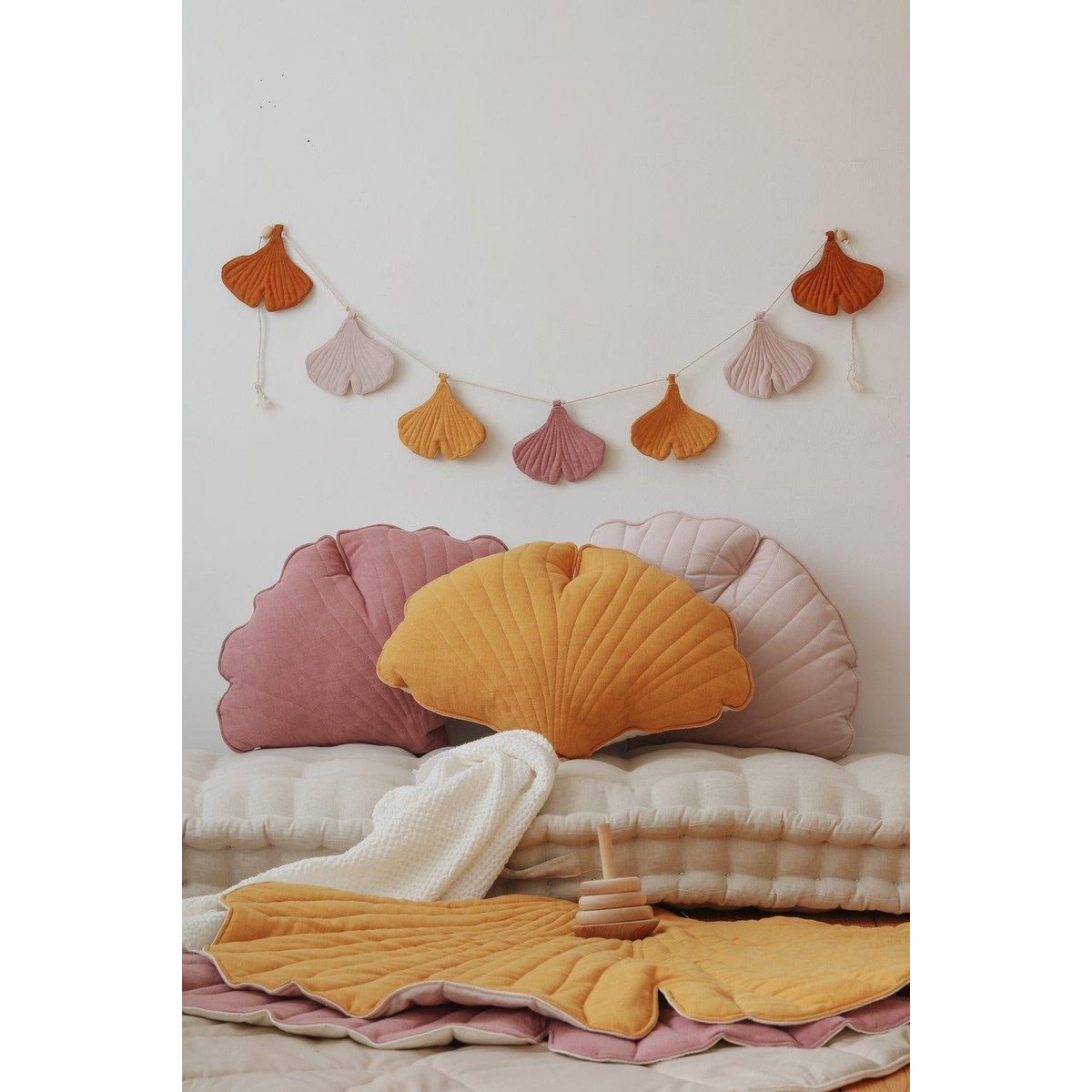 Guirlande « Fin d'Automne » aux Feuilles de Ginkgo