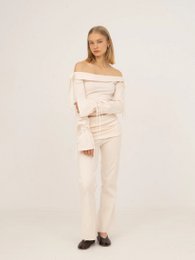Angelic White Jersey Pants