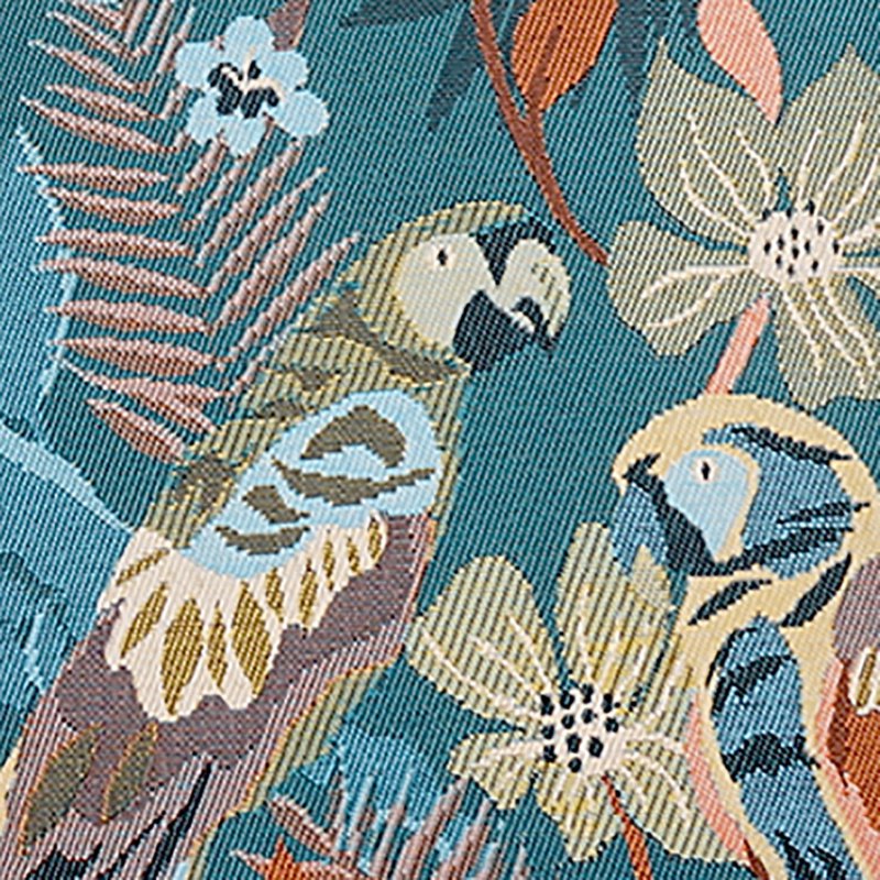 231 Pillow Two Parrots in Love Green 50x50