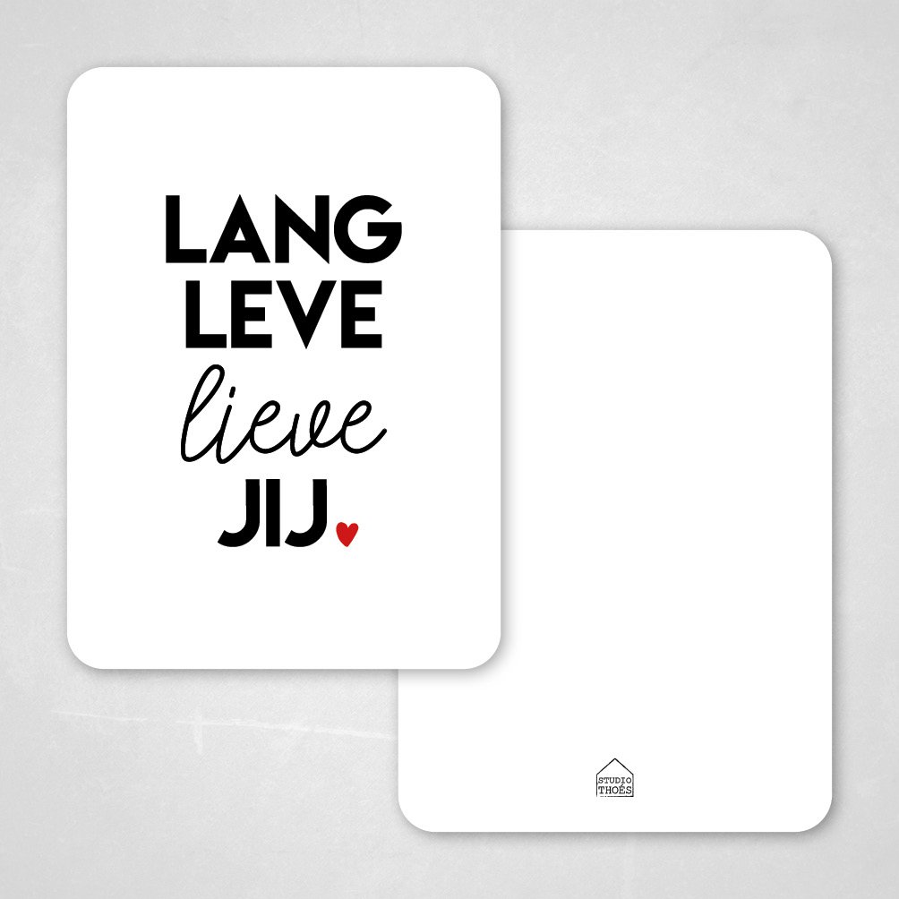 Karte - Es lebe dich, mein Lieber