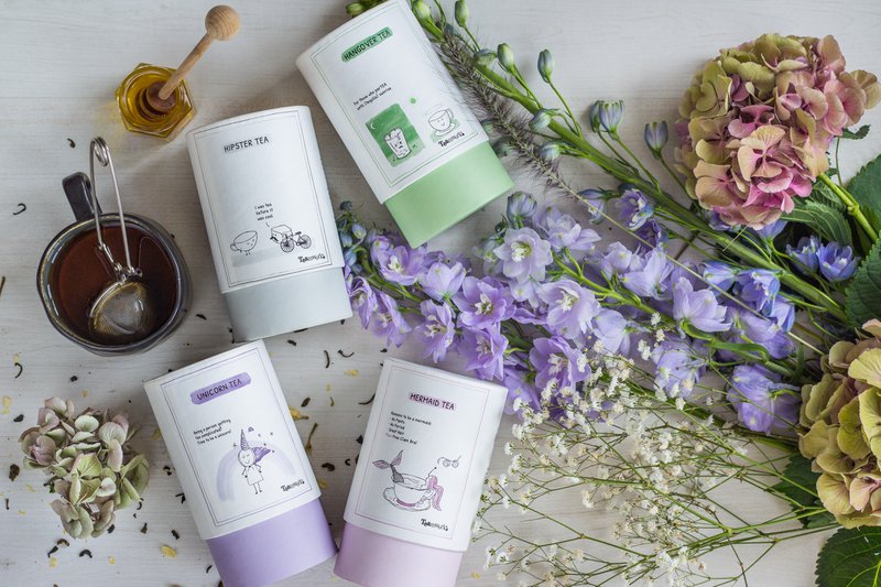 Havfrue Tea Grøn Rose løst blad