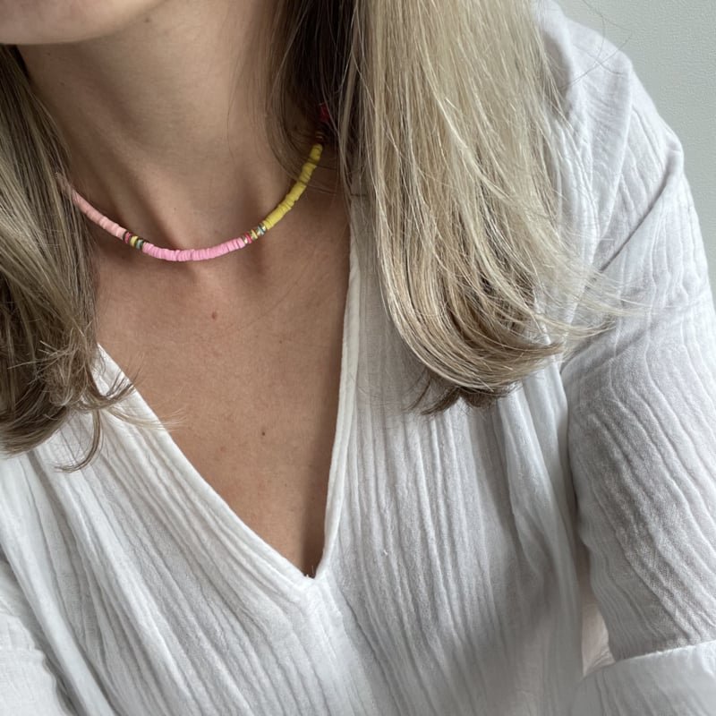 Surf Necklace | Multicolor block