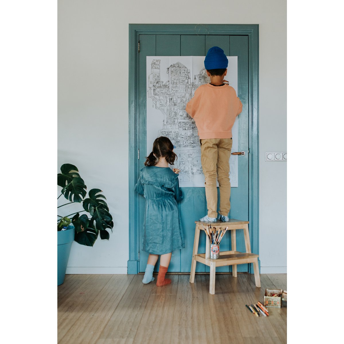 Sam En Julia - Kleurposter