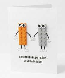 Carte postale Building Memories – Brique de construction LEGO