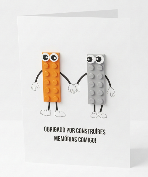 Carte postale Building Memories – Brique de construction LEGO