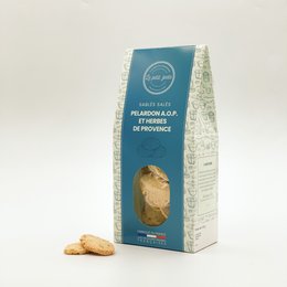 Aperitifkiks - Velsmagende sandkager - Pélardon og Provence-urter