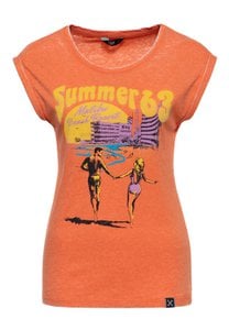 Enzyme Washed T-Shirt «Summer 63»