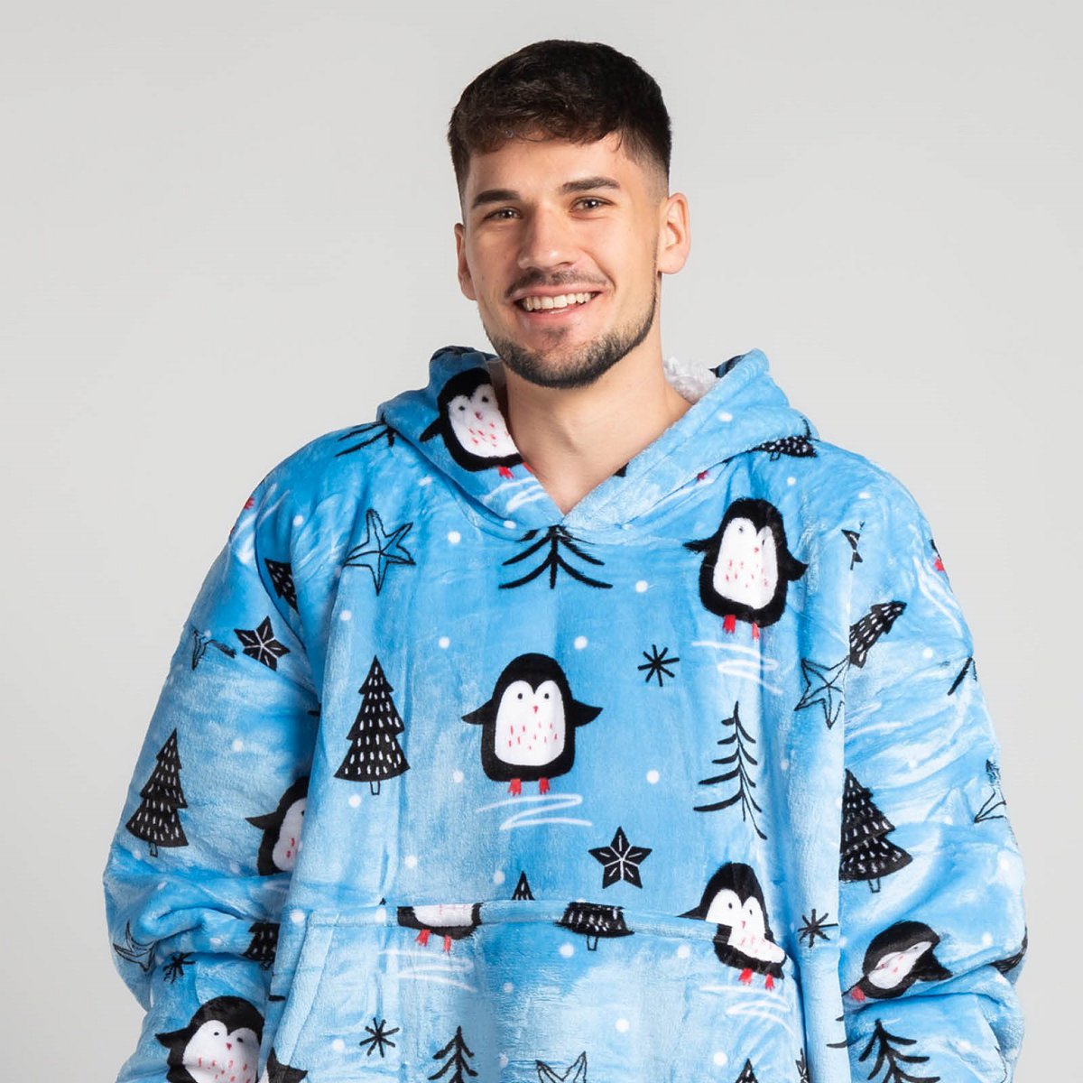 Vitapur - Hoodie blanket + socks - Penguin