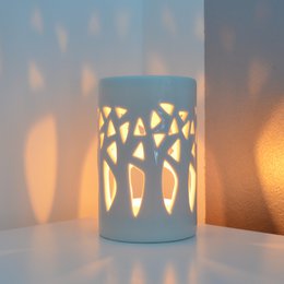Quemador de perfume – White Forest – Candelabro de aromaterapia – Fondant, ceras perfumadas – Aromas ambientales – Idea de regalo
