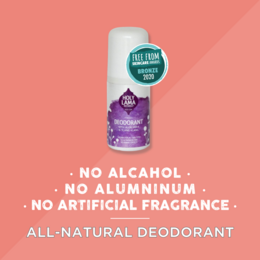 Déodorant naturel ayurvédique à l'aloe vera, végétalien