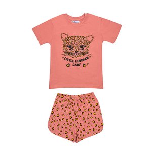 Kleiner Leopard Shortama Kids | Staubige Rose