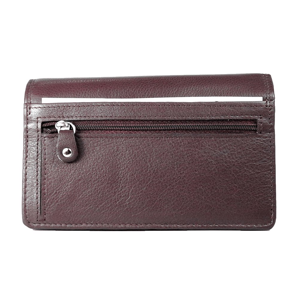 Portefeuille Femme en Cuir RFID - Portefeuille Femme en Cuir - Modèle Harmonica