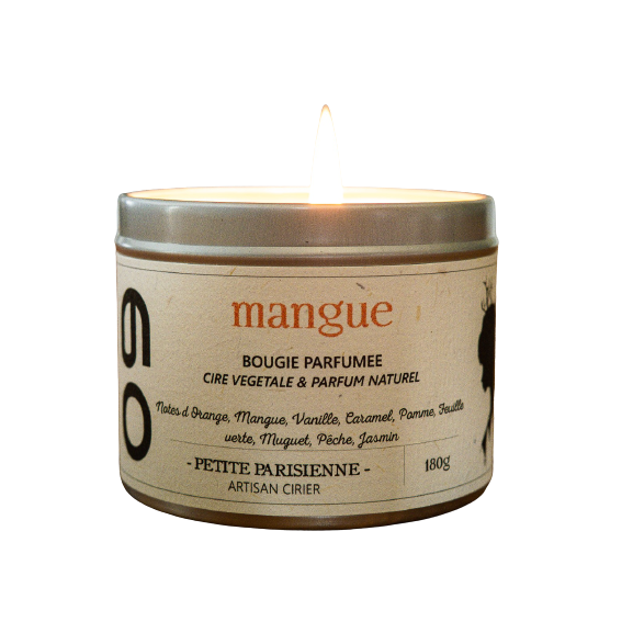 Kerze mit Mango-Duft