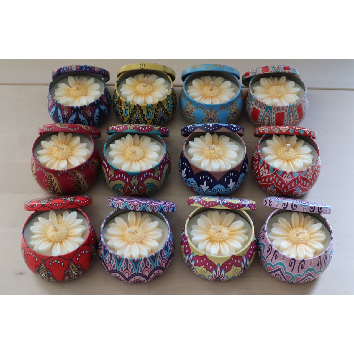 Kleurrijke Blissling potten set (12 stuk)