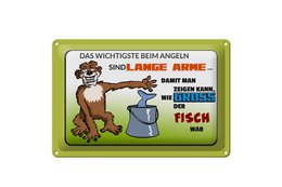 Blikskilt, hvor der står 30x20cm det vigtigste, når man skal fiske i længere tid