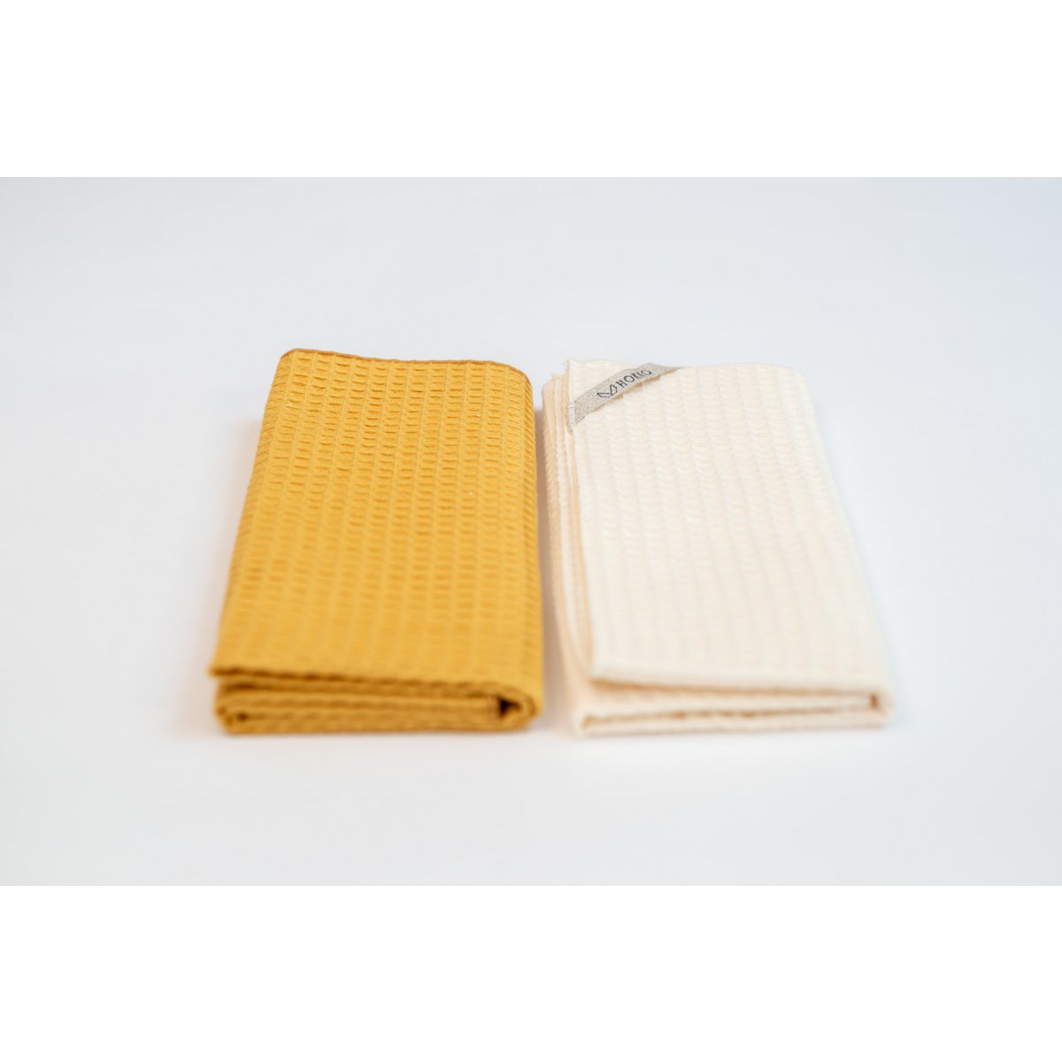 Set di 2 strofinacci da cucina - Giallo Senape