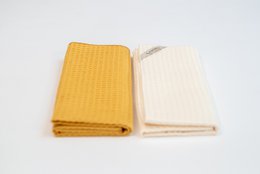 Set di 2 strofinacci da cucina - Giallo Senape