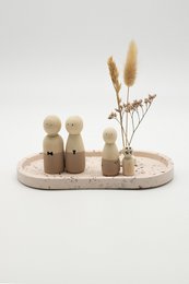 Pegdoll Arenisca - Muñeca de Madera Tuureluur Arma tu familia Nacimiento Familiar