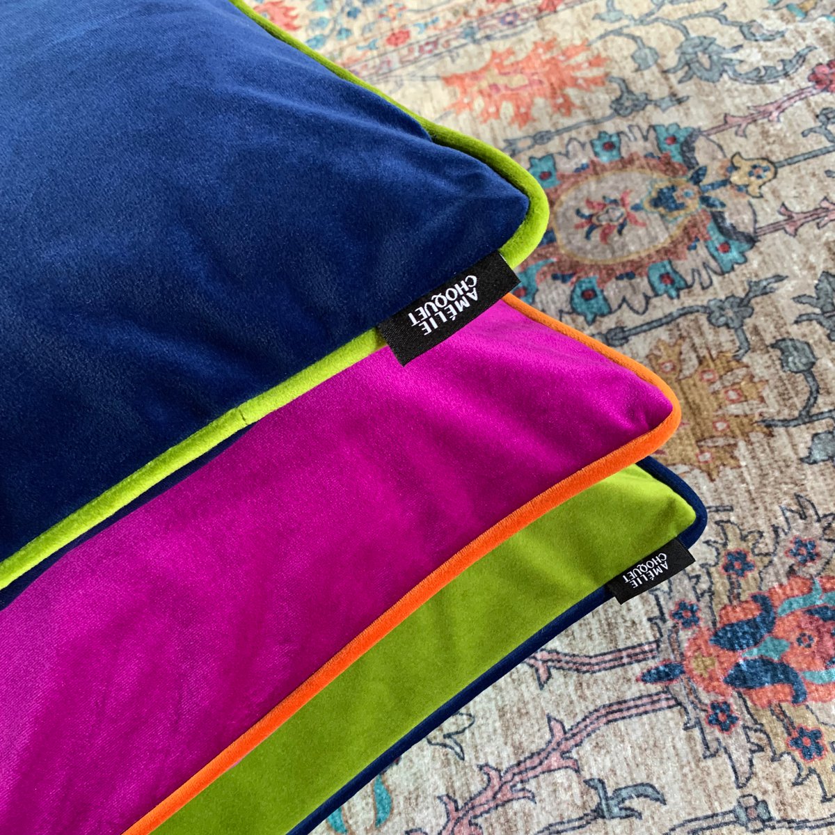 Coussin Pop Bleu (42x42)