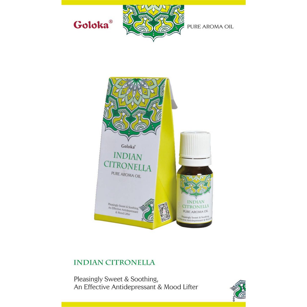 Goloka fragrance oil Indian Citronella 10ml