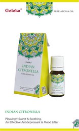 Goloka fragrance oil Indian Citronella 10ml