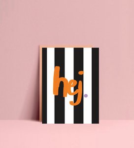 Postkarte Hej
