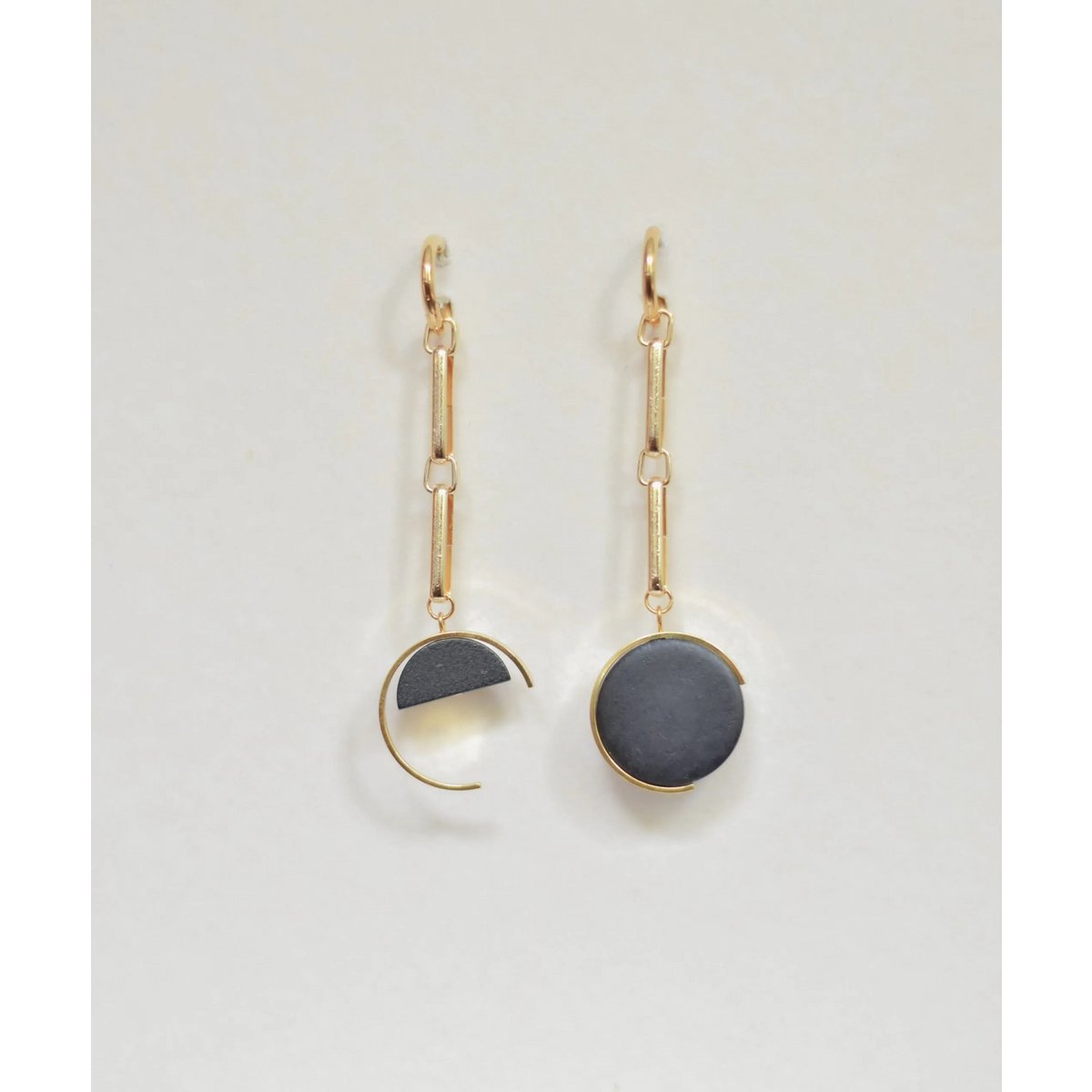 Asymmetrical Pendulum Earrings
