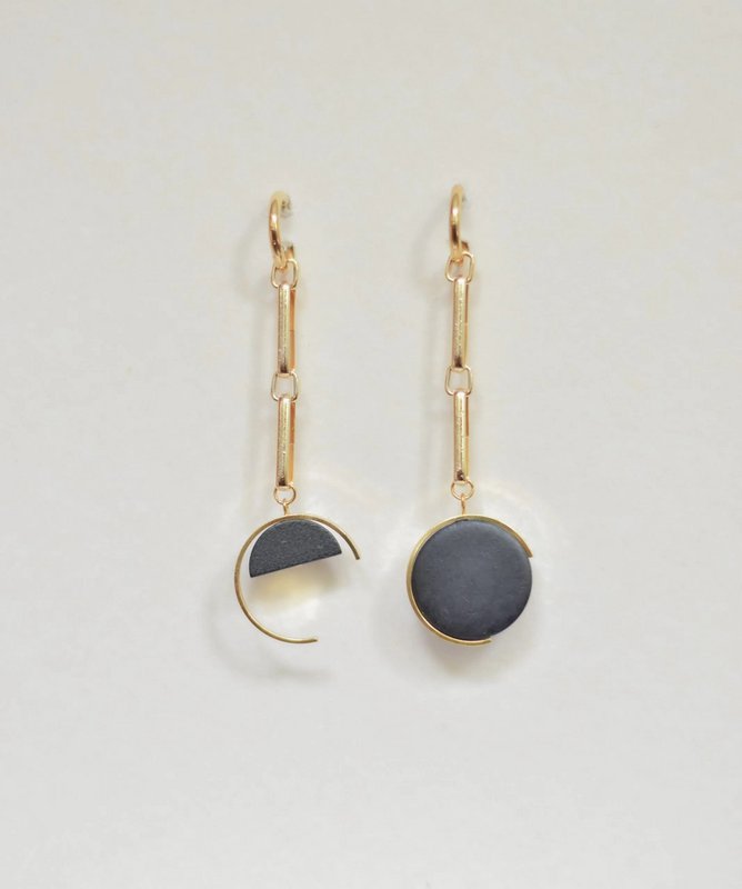 Asymmetrical Pendulum Earrings