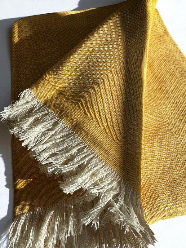Blanket - Leyla Line - sunny yellow