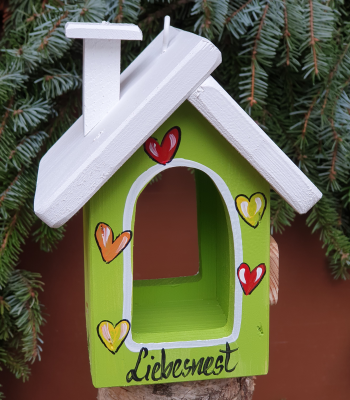 Bird Villa - Feeding House Mountain Hut Mini - "Love Nest"